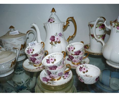 A Royal Imperial coffee service for six (no cream jug).