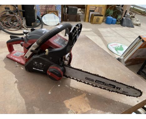 AN EINHILL PETROL ENGINE CHAINSAW 