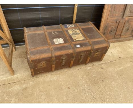 A COMPRESSED FIBRE TRAVELLING TRUNK 