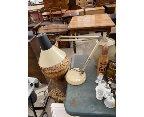 A RETRO ANGLE POISE LAMP 