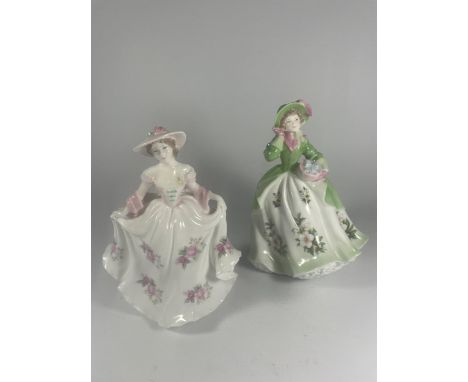TWO ROYAL WORCESTER FIGURES - SWEET HOLLY &amp; FURTHER LIMITED EDITION FIGURE 