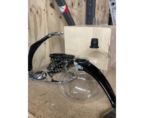 A VINTAGE STANDARD CONA COFFEEMAKER WITH ELECTRIC HEATER 