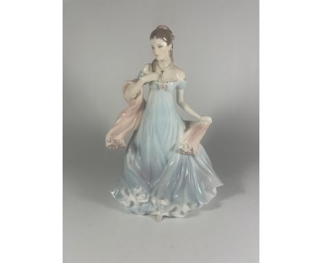 A ROYAL WORCESTER WITH ALL MY HEART LADY FIGURE 