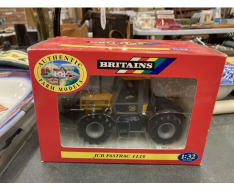 A BOXED BRITAINS FARM MODEL JCB FASTRAC 1135 SCALE 1:32 