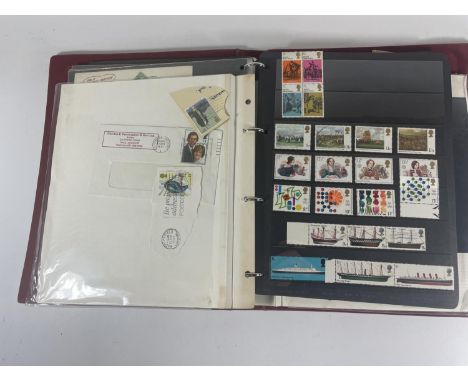 RED BINDER HOUSING CHIEFLY GB BUT ALSO INCLUDES USEFUL THIRD REICH ISSUES , WITH M/S , COVER ETC 