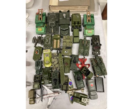 A QUANTITY OF MATCHBOX MODEL MILITARY VEHICLES 
