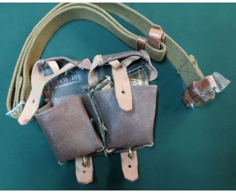 Mosin Nagant ammo pouches with rifle sling, oil bottles and tools (sealed) 7.62x55R 91/30 