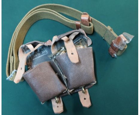 Mosin Nagant ammo pouches with rifle sling, oil bottles and tools (sealed) 7.62x55R 91/30 