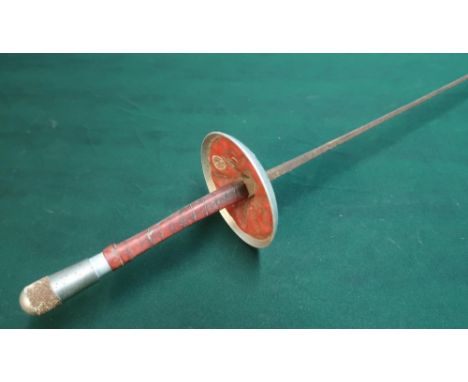 Leon Poole  fencing foil with 34 inch blade and alloy disk guard 