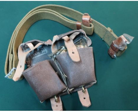 Mosin Nagant ammo pouches with rifle sling, oil bottles and tools (sealed) 7.62x55R 91/30 