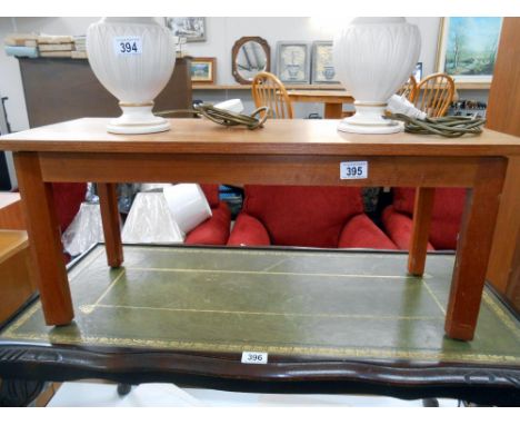 A vintage teak coffee table 76cm x 30cm x height 33cm