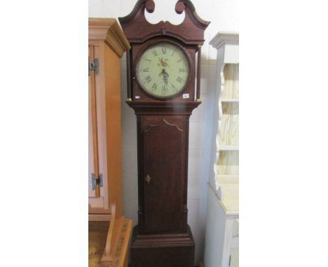 A good old 30 hour Grandfather clock in working order.