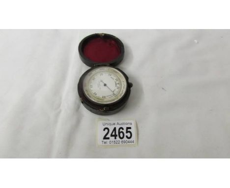 A barometer in case, circa 1890's, Smith's York.