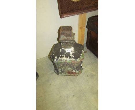 An old cast iron drain 'Hopper'.