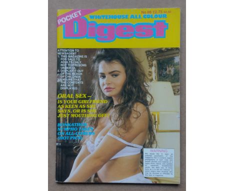 ADULT GLAMOUR - VINTAGE WHITEHOUSE POCKET MAGAZINE NO. 88&nbsp;
Good condition.