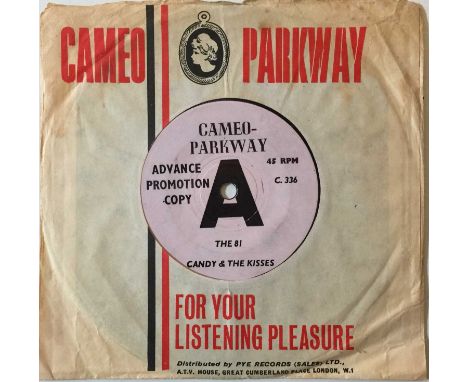 CANDY &amp; THE KISSES - THE 81 7" (ORIGINAL UK DEMO COPY - CAMEO-PARKWAY C. 336). A Wigan Casino classic from Candy &amp; Th