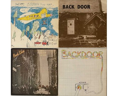 BACK DOOR - STUDIO LP PACK. Here we have the first 4 LPs by British jazz/ blues-rock group Back Door. Titles include S/T (BLP