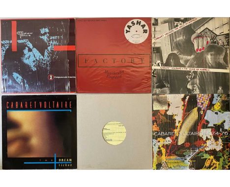 CABARET VOLTAIRE - LP/ 12"/ 7" COLLECTION. A superb collection of 21 LPs/ 12"/ 7". The Voice Of America (ROUGH11), Yashar (FA