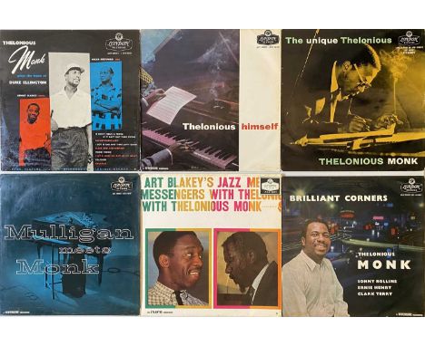 THELONIOUS MONK - LONDON LP RARITIES. A glorious pack of 6 LPs by or featuring Thelonious Monk, all UK pressings on the Londo