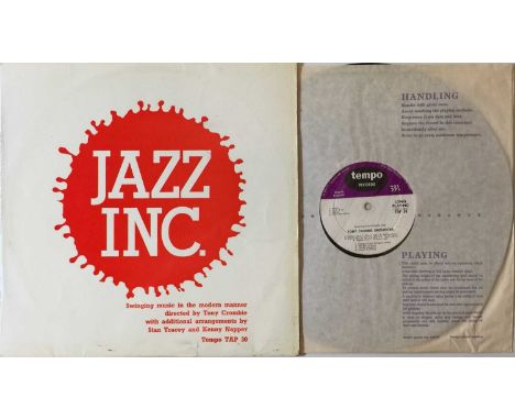 TONY CROMBIE ORCHESTRA - JAZZ INC LP (UK SIGNED ORIGINAL - TAP 30). A fantastic jazz LP rarity on offer here by the Tony Crom