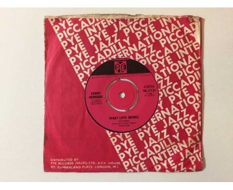 KENNY BERNARD - WHAT LOVE BRINGS 7" (ORIGINAL UK STOCK COPY - PYE 7N 17131). A Northern stormer with this UK only issued 1966