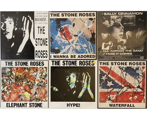 THE STONE ROSES - 12"/LP COLLECTION. Totally ace pack of 6 x 12"/LPs from the Roses loaded with rarities! Titles are Sally Ci