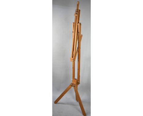 A Large Wooden Artists Easel