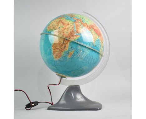 A Childs Novelty Night Light in the Form of a Globe, 38cms High