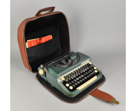 A Vintage Cased Portable Manual Typewriter, The Imperial Good Companion