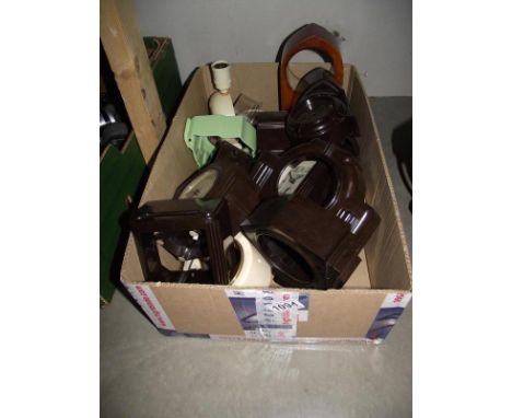 Electric clock cases and parts COLLECT ONLY