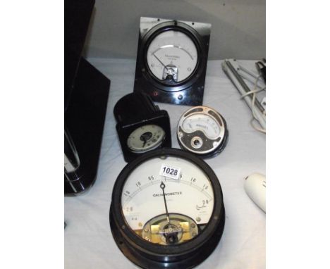 A Galvanometer, Ampmeter, mill ampmeter etc COLLECT ONLY