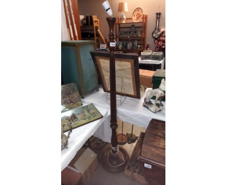 An Edwardian floor standing standard lamp COLLECT ONLY