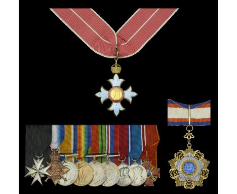 An Interesting Second War C.B.E., Order of St. John group of eleven awarded to Acting Surgeon Captain W. I. Gerrard, Royal Na