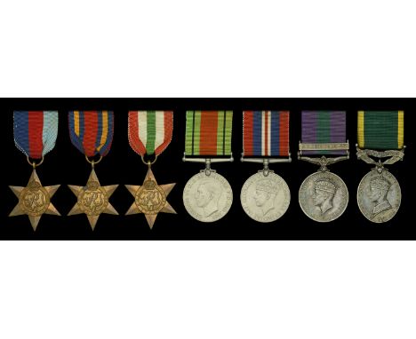 Seven: Major I. C. Knight-Hall, Oxfordshire and Buckinghamshire Light Infantry, who volunteered for service in the Special Op