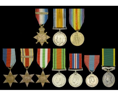 Family Group:   Three: Private A. E. Pearce, Oxfordshire and Buckinghamshire Light Infantry 1914 Star with clasp (9450 Pte. A