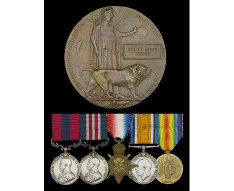 A fine Great War ‘Vauvillers, March 1918’ D.C.M., and ‘Somme 1916’ M.M. group of five awarded to Corporal R. H. Archer, 1/6th