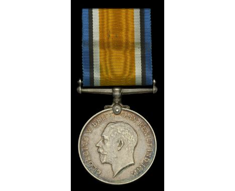 The British War Medal awarded to Second Lieutenant G. E. Pratt, Royal Air Force, late Honourable Artillery Company, who was k