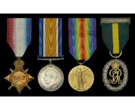 Four: Major E. C. Fortescue, Oxfordshire and Buckinghamshire Light Infantry  1914-15 Star (Capt. E. C. Fortescue, Oxf. & Buck