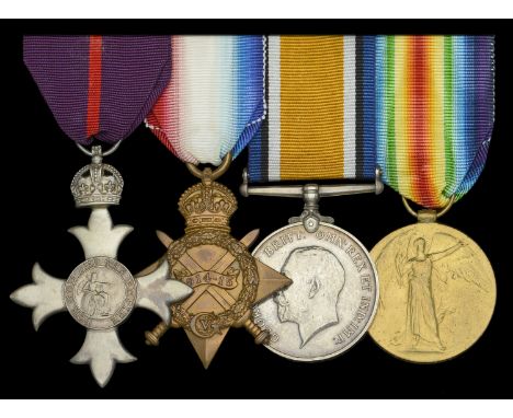 A Great War M.B.E. group of four awarded to Acting Captain H. D. Hopcraft, Oxfordshire and Buckinghamshire Light Infantry  Th