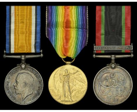 Three: Private F. Burnett, Army Service Corps  British War and Victory Medals (M2-136600 Pte. F. Burnett. A.S.C.); Khedive’s 