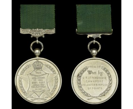 Silver Medal with ball and ring suspension attached to a bar inscribed ‘N.W. Provs. & Oude’, 35mm, the obverse featuring a fi