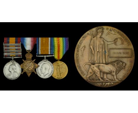 Four: Private G. Hoey, Royal Irish Rifles, who was killed in action on the Western Front on 23 October 1916  Queen’s South Af