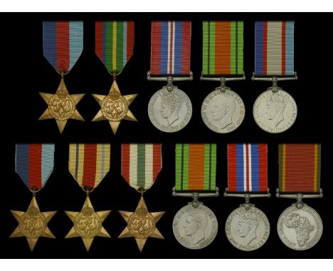 Five: Sergeant J. B. Lowe, 2/7th Australian Infantry Battalion, Australian Forces 1939-45 Star; Pacific Star; Defence Medal; 