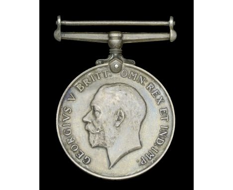 British War Medal 1914-20 (1084 Pte. T. Harpur. N. Ir. H.) good very fine £80-£100  ---  Thompson Harpur was born in Londonde