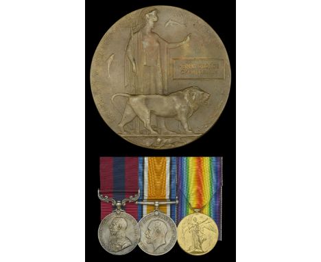 An outstanding Great War ‘Zonnebeke 1917’ D.C.M. group of three awarded to Private H. G. Chamberlain, 2nd Battalion, Suffolk 