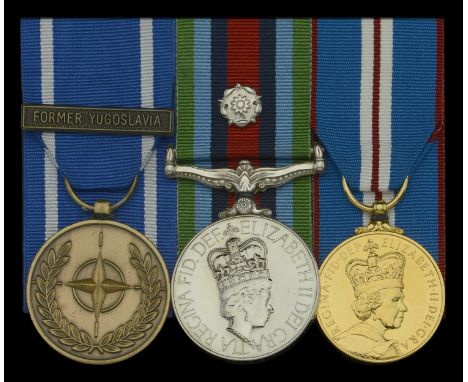 Three: Craftsman R. D. Jones, Royal Electrical and Mechanical Engineers  N.A.T.O. Medal 1994, 1 clasp, Former Yugoslavia; Ope