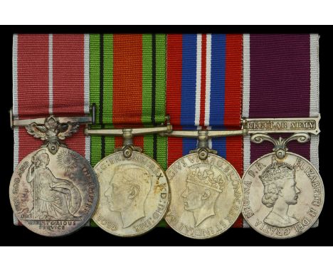 A post-War 1960 Military Division B.E.M. group of four awarded to Sergeant W. R. Ryer, Royal Electrical and Mechanical Engine