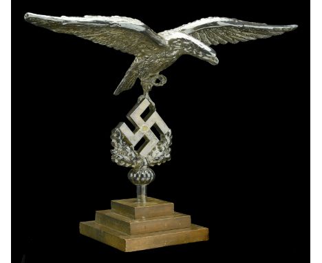 A German Second World War Luftwaffe Schellenbaum Banner Top.  One of the very impressive banner tops of the Third Reich era i