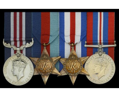 A scarce Second War ‘North-West Europe’ M.M. group of four awarded to Sergeant L. E. Chappell, Royal Electrical and Mechanica