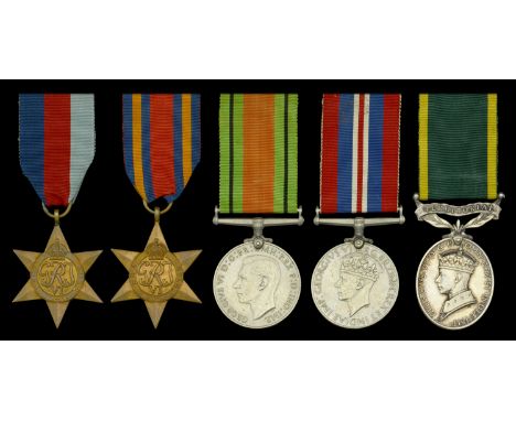 Five: Private J. E. Payne, Oxfordshire and Buckinghamshire Light Infantry  1939-45 Star; Burma Star; Defence and War Medals, 